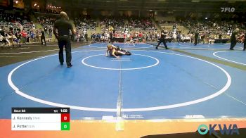 106 lbs Quarterfinal - Jaxon Kennedy, Standfast vs Jaden Potter, Clinton Youth Wrestling