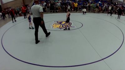 8U Boys - 56 lbs Cons. Round 3 - Everett Fehring, Chatham Wrestling Club vs Myles Cross, Contenders Wrestling Academy