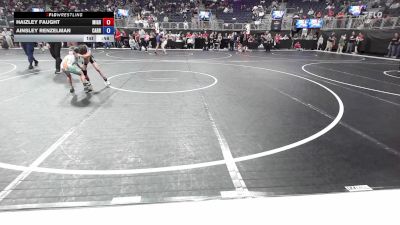48-51.8 lbs Rr Rnd 5 - Haizley Faught, Mighty Bluebirds vs Ainsley Renzelman, Carrollton Youth Wrestling Club