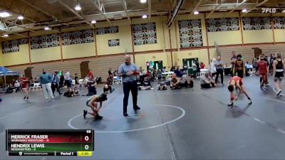 68 lbs Round 4 (10 Team) - Hendrix Lewis, Headhunters vs Merrick Fraser, Warhawks Wrestling