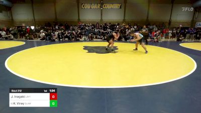 178 lbs Round Of 32 - Jon Inagaki, Layton (UT) vs Kaleb Viray, SLAM Academy (NV)