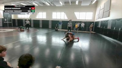 102-112 lbs Quarterfinal - Reagan Hargrave, CY Middle School vs Wynifred Ysebaert, Worland Middle School