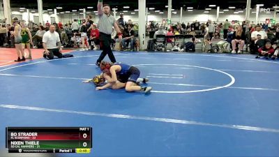 80 lbs Round 3 (10 Team) - Bo Strader, FL Scorpions vs Nixen Thiele, So Cal Hammers