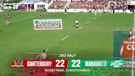 Replay: Canterbury vs Manawatu | Sep 27 @ 1 AM