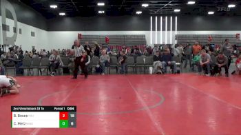 90 lbs 2nd Wrestleback (8 Team) - Chris Metz, Minions Green (GA) vs Brenden Bosco, Team Ohio (OH)