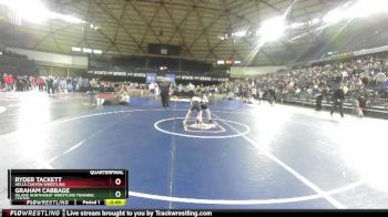 77 lbs Quarterfinal - Ryder Tackett, Hells Canyon Wrestling vs Graham Cabbage, Inland Northwest Wrestling Training Center