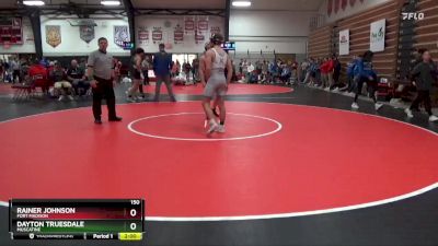 150 lbs Cons. Round 2 - Rainer Johnson, Fort Madison vs Dayton Truesdale, Muscatine