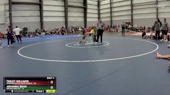 50 lbs Quarters - Aryanna Bean, Braided Brutes vs Tinley Williams, Missouri Battle Gear Purple