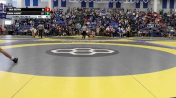 132 lbs Cons. Round 5 - John Haury, Bryan High School vs Ian Berry, Columbia City