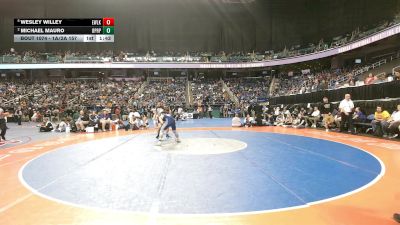 1A/2A 157 Semifinal - Wesley Willey, East Wilkes vs Michael Mauro, Bradford Prep
