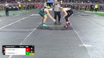 D1-144 lbs Champ. Round 1 - Evan Herriman, Davison HS vs Jake Ferguson, Dakota HS