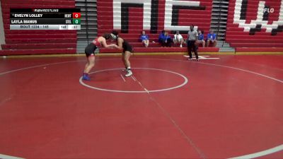145 lbs 3rd Place Match - Evelyn Lolley, Hewitt-Trussville vs Layla Manus, Stanhope Elmore