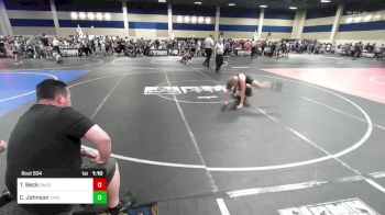 138 lbs Round Of 32 - Taylen Beck, Oakdale WC vs Creek Johnson, Takedown Industries