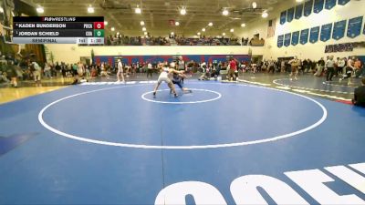 138 lbs Semifinal - Jordan Schield, Coeur D Alene vs Kaden Bunderson, Pocatello