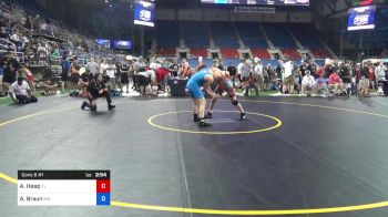 145 lbs Cons 8 #1 - Anderson Heap, Florida vs Alex Braun, Minnesota