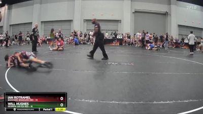 90 lbs Finals (2 Team) - Will Hughes, Georgia United Red vs Ian Rotramel, Backyard Brawlers Red