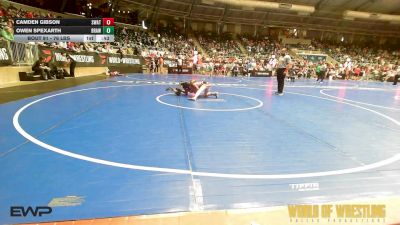76 lbs Consi Of 16 #2 - Camden Gibson, SWAT vs Owen Spexarth, Brawlers