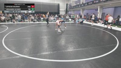 120 lbs Cons. Rd Of 16 - Atticus Salinas, Open Mats vs Benjamin Schmid, Pinnacle Wrestling School