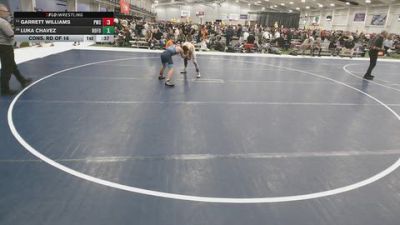 113 lbs Cons. Rd Of 16 - Garrett Williams, Pinnacle Wrestling School vs Luka Chavez, Rocky Ford