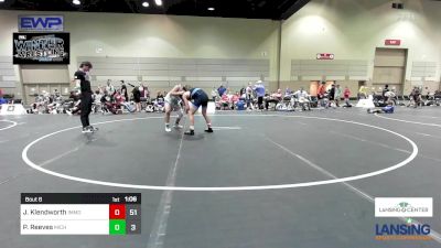 175 lbs Rr Rnd 2 - Jace Klendworth, Immortal Athletics WC vs Paris Reeves, Michigan Premier WC - (B)