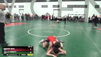 80 lbs Quarterfinal - Nolan Merritt, WHIT vs Braden Beck, BGHS