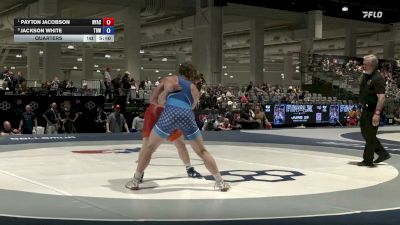 87 kg Quarters - Payton Jacobson, Nyac vs Jackson White, Team B1G Wrestling