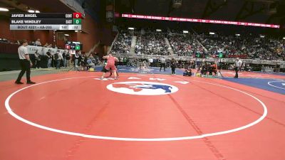 4A-285 lbs Cons. Round 1 - Blake Windley, Cheyenne East vs Javier Angel, Central