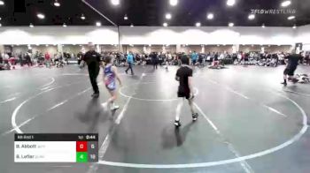 72 lbs Rr Rnd 1 - Beau Abbott, Jefferson Wrestling Club vs Brandon Lefler, Olympia National