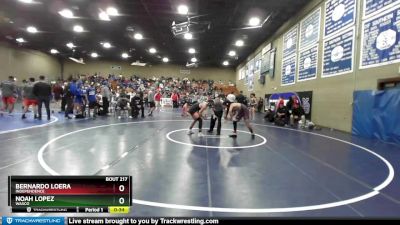 126 lbs Cons. Round 3 - Bernardo Loera, Independence vs Noah Lopez, Wasco