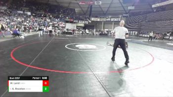 2A 182 lbs Cons. Round 2 - Andrew Royston, West Valley (Spokane) vs Waylen Land, W. F. West