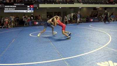 126 lbs Cons. Rd Of 16 - Jaxon Wilson, Sebolt Wrestling Academy vs Reid Nicklay, LaCrosse Area Wrestlers