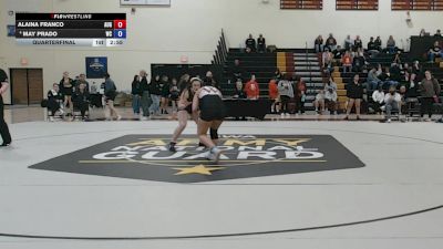 160 lbs Quarterfinal - Alaina Franco, Augsburg University vs May Prado, Wartburg