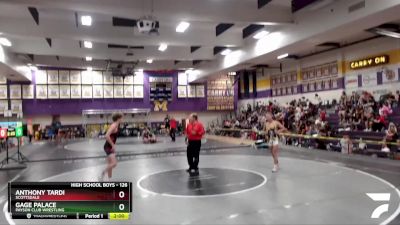 126 lbs Cons. Round 3 - Anthony Tardi, Scottsdale vs Gage Palace, Payson Club Wrestling