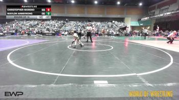 46 lbs Round Of 16 - Christopher Moreno, Reign Wrestling Club vs Waylon Armstrong, Kalispell Wrestling Club