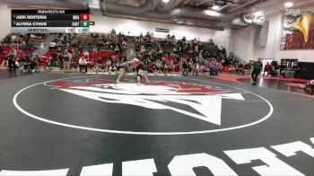 140 lbs Semifinal - Alyssa Cyrus, Chatfield vs Abri Renteria, Brighton