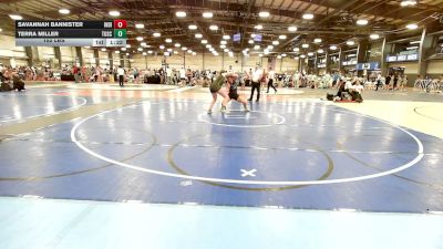 152 lbs Rr Rnd 1 - Savannah Bannister, Indiana Outlaws Purple - HSG vs Terra Miller, Tuscarora Training Center - HSG