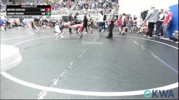75 lbs Round Of 16 - Bryer Kincaid, Cowboy Wrestling Club vs James Gourd, Raw Wrestling Club