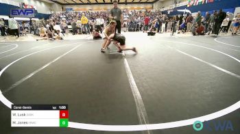 70 lbs Consolation - Walter Lusk, Darko Valley Wolf Pack vs Marley Jones, El Reno Wrestling Club