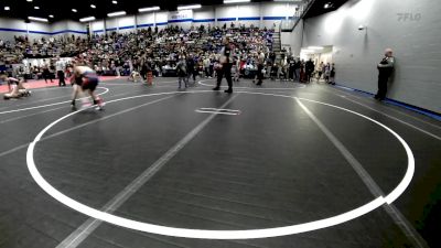 75 lbs Quarterfinal - Ethan Dickerson, Ryse Wrestling Club vs Dillinger Garrett, Geary Youth Wrestling