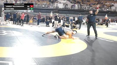 165 lbs Consi Of 4 - Arment Waltenbaugh, The Hill School vs Jack Degl, Brunswick School
