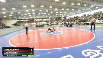 4-190 lbs Semifinal - Logan Buchanan, Liberty (Bealeton) vs Luke Benkelman, Woodgrove High School