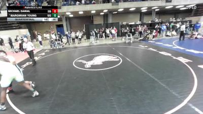 285 lbs Quarterfinal - Marqwuan Young, Washington vs Michael Danial, Unattached