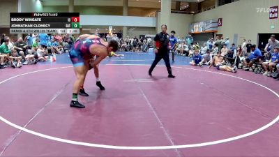 190 lbs Semis & 5th Wb (32 Team) - Johnathan Clohecy, Team GATA vs Brody Wingate, Indiana Outlaws