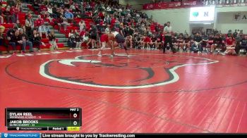 157 lbs Quarterfinals (8 Team) - Jakob Brooks, Glynn Academy vs Dylan Reel, Woodward Academy