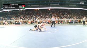 D4-150 lbs Champ. Round 1 - Logan Curry, Martin vs Abraham Feeney, Maple City Glen Lake