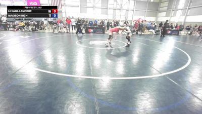 U20 Women - 59 lbs Champ. Round 1 - Lilyana Lamothe, WA vs Madison Rich, TX