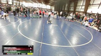 75 lbs 3rd Place Match - Treycen O`Dell, Sanderson Wrestling Academy vs Owen Loveless, Sanderson Wrestling Academy