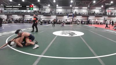 118 lbs Consi Of 8 #1 - Vincent Orandello, MacArthur vs Carter Lanzilli, Ridgefield
