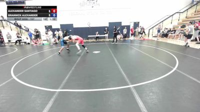 165 lbs Cons. Round 2 - Alexander Santiago, IL vs Brannick Alexander, IL