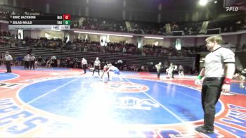 126-1A 3rd Place Match - Eric Jackson, McIntosh County Academy vs Silas Mills, Trion